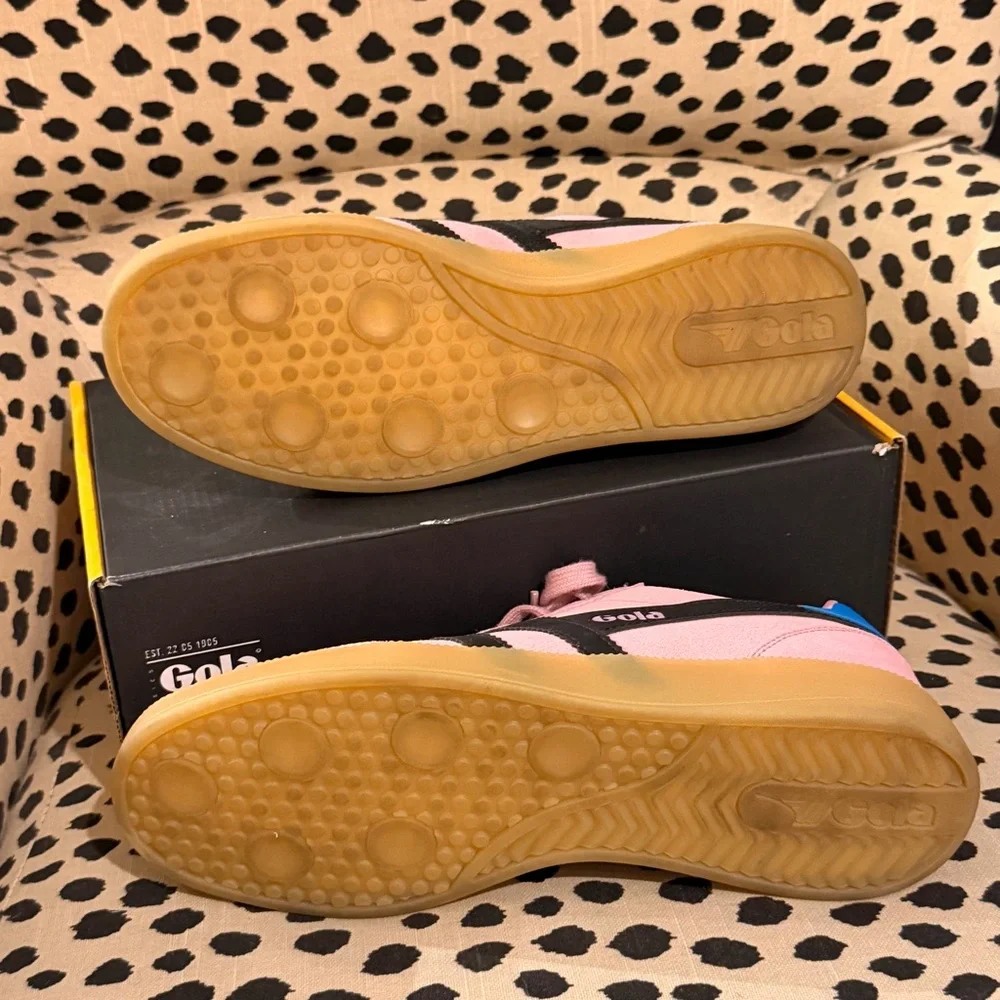 Gola Women's Pink and Black Sneakers - Picture 5 of 6